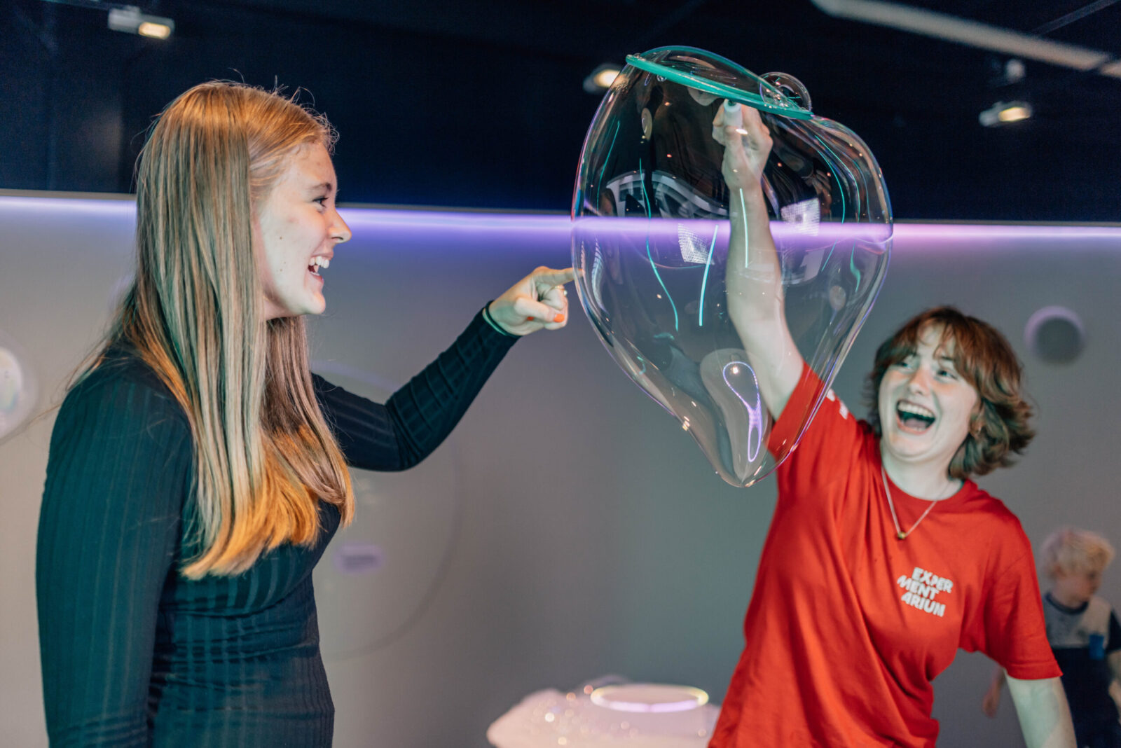 Bobleriet på Experimentarium