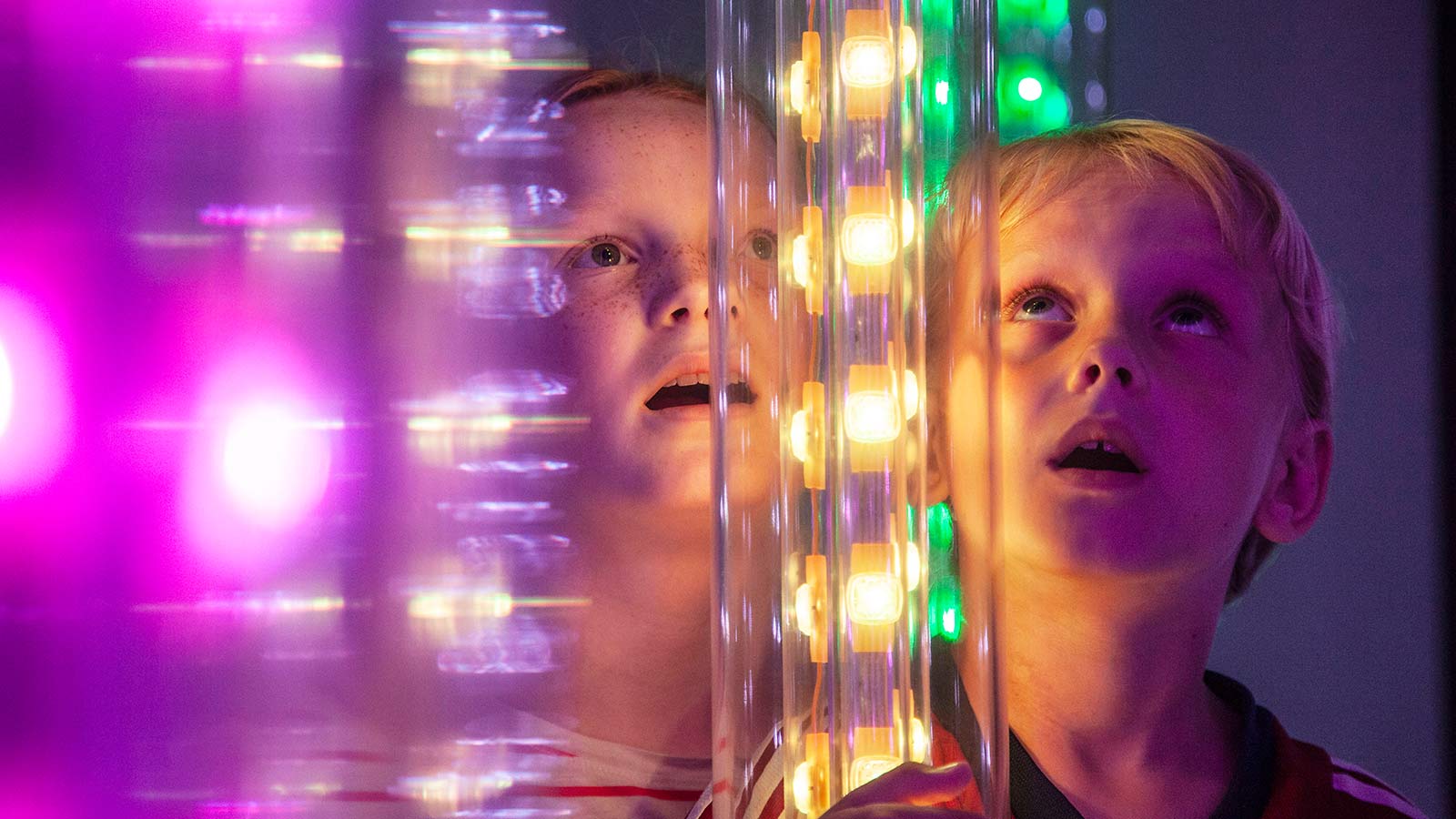 Lyslabyrinten på Experimentarium