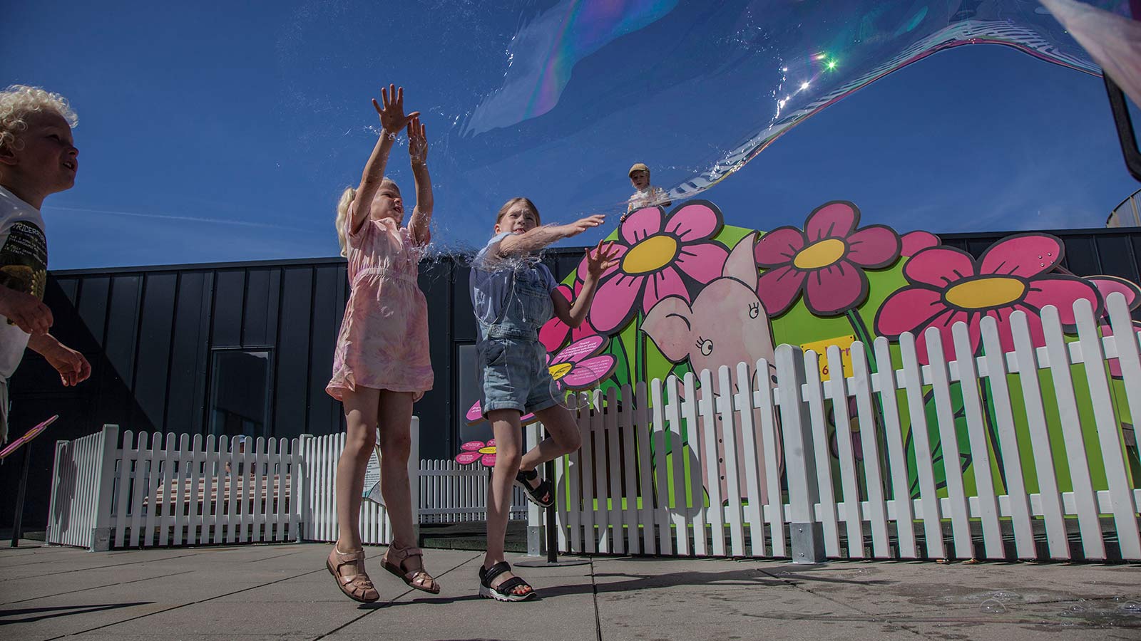 Sæbebobler og Kravlehuset på Experimentarium